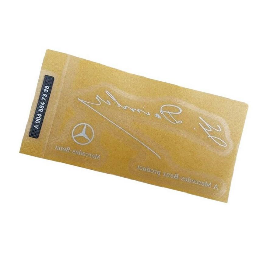 Mercedes Label (G. Daimler) 0045847338